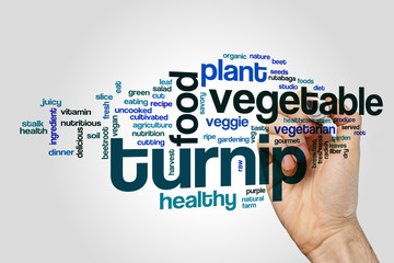 Wall Mural - Turnip word cloud concept