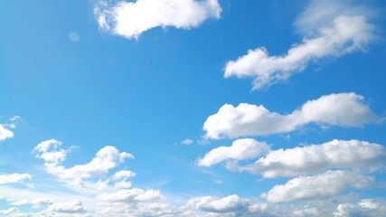 Wall Mural - the clear sky with a cloud