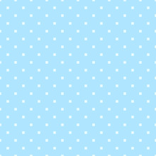 Square Pattern Seamless Light Blue Two Tone Colors. Square Abstract Background Vector.