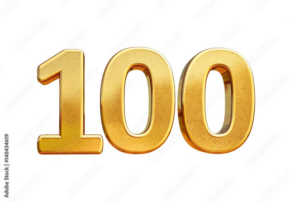Number 100th Stockillustrationen 100th Anniversary, 100th birthday, 100 years ...