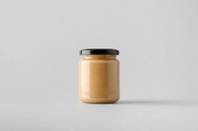 Peanut / Almond / Nut Butter Jar Mock-Up