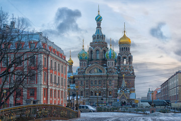 church of the savior on blood in saint petersburg, russia