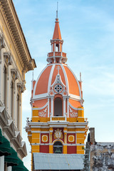 Poster - Cartagena Cathedral Closeup