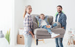 © stokkete - Family moving into a new home