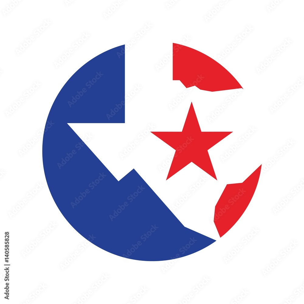 texas logo vector. lone star of texas logo vector. Stock Vector | Adobe ...