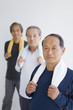 © amanaimages - Portrait of three senior men