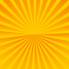 Wall Mural - sun rays orange background sunrise and sunset