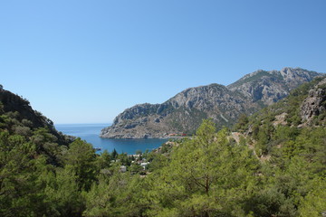 Mountains and the sea