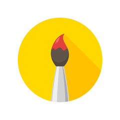 Poster - Paint brush icon vector