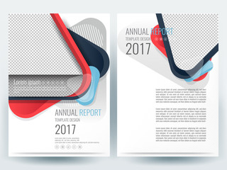 Wall Mural - Abstract vector modern flyers brochure / annual report /design templates / stationery with white background in size a4