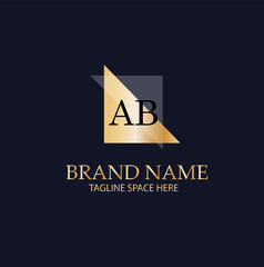 AB Letter Logo Design.Sign.Symbol.Typography