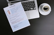 © Africa Studio - Resume and laptop on wooden table
