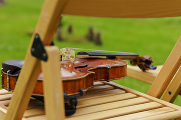 Wall Mural - Violin. Art. Wedding. Music