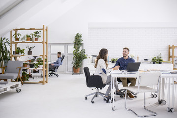 Wall Mural - Businesspeople at Work