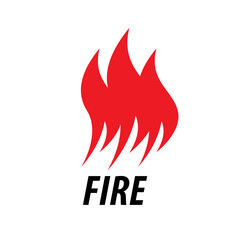 Sticker - fire vector logo