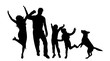 © majivecka - Vector silhouette of family.