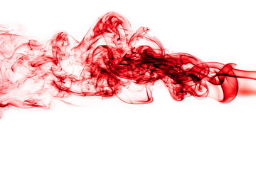 Wall Mural - Red Smoke abstract background.