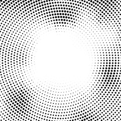 Wall Mural - Halftone vector dots.Halftone effect. Background concept. Vignette texture.