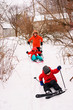 © RooM The Agency - Three children learning to ski