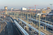 Bahnhof Züge Großstadt