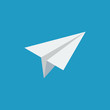 © egudinka - Paper airplane isometric icon