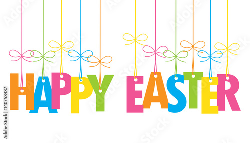 Download Happy Easter Banner Card Stock Vector Adobe Stock