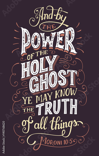 Fotografie, Obraz And by the power of the holy ghost you may know the truth of all things