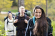 © Tyler Olson - Portrait Of Beautiful Young Woman Hiking In Forest
