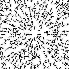 Leinwandbilder - Chaotic random scattered shapes. Abstract geometric pattern