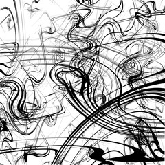 Leinwandbilder - Abstract art to use as geometric patterns, backgrounds, textures. Random irregular shapes . Disarrayed, chaotic abstract backdrop.