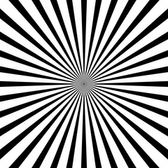 Poster - Abstract radial lines (starburst, sunburst) circular pattern