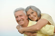 © aletia2011 - Happy elderly couple embracing
