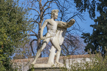 Wall Mural - antique park sculpture in the Boboli Gardens, Florence