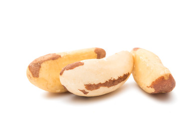 Wall Mural - Brazil nuts isolated