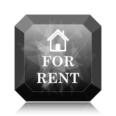 Canvas Print - For rent icon