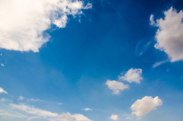 Wall Mural - Clouds in the clear day