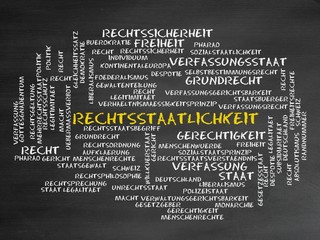 Canvas Print - Rechtsstaatlichkeit