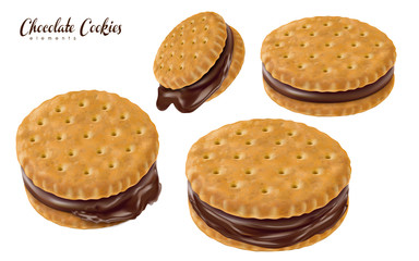 Sticker - chocolate sandwich cookies