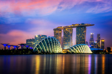 Cityscape Of Singapore City