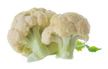 cauliflower cabbage isolated on white background