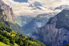 Lauterbrunnen Valley - Swiss Alps Oberland Area