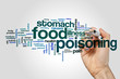 Food poisoning word cloud concept