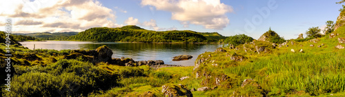 Fotomural Schottisches Seepanorama bei Oban