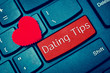 concepts of online dating tips.