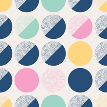 Seamless Pattern With Circles