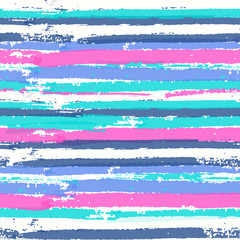 Wall Mural - Seamless pattern with vibrant colors paint stripes