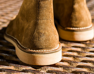 Men's suede boots