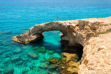 Wall Mural - Bridge of lovers in Сyprus