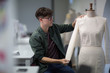 © ReeldealHD images - Fashion student working on a design