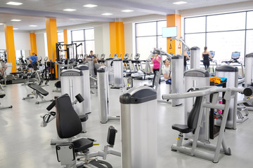 Wall Mural - Interior of a fitness hall